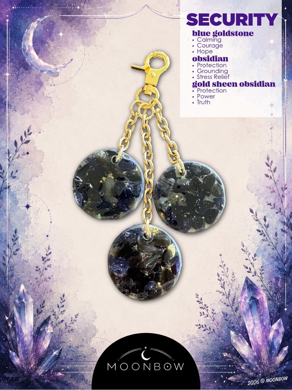 Moonbow Bag Charm